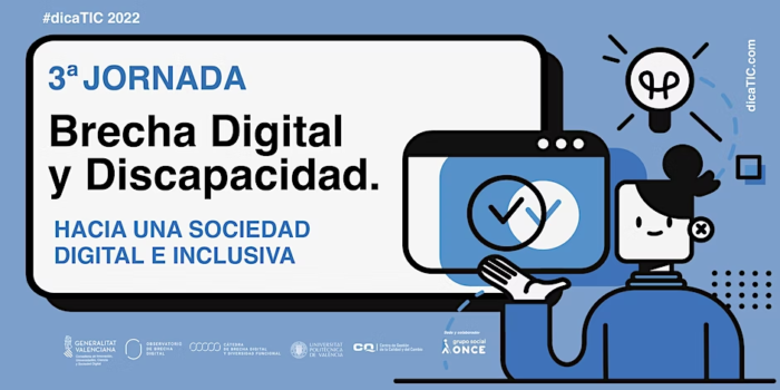 Imagen de la tercera jornada de la Brecha Digital y Discapacidad